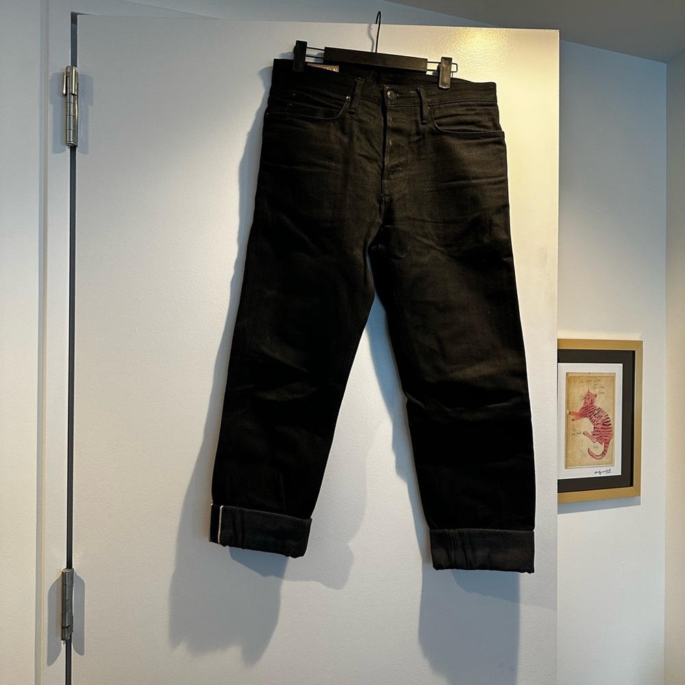 Men's Freenote Black Selvedge Denim